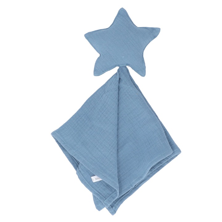 Jormftte baba biztonsági takaró, csillag mintás, puha anyag, 70x70cm