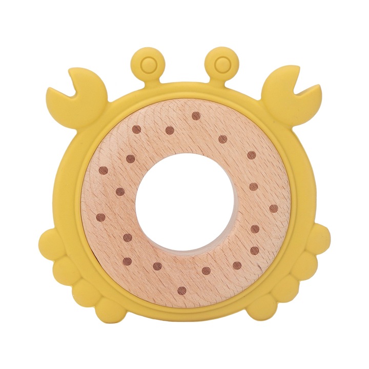 Jormftte fogazási játék, szilikon gyűrű, állat alakú, élelmiszer-biztonságos, BPA-mentes, újszülötteknek