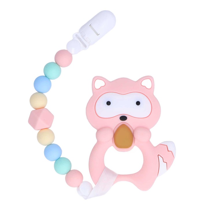 Jormftte fogzási játék, gyűrű alakú, láncos kialakítás, rózsaszín