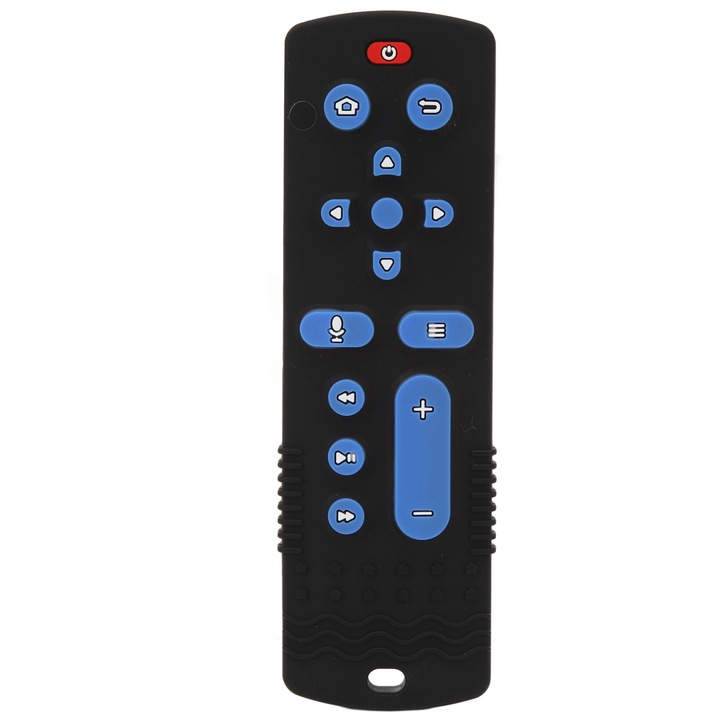 Rágóka, Jormftte, távirányító, 20x20cm méretű, szilikon, élénk színek