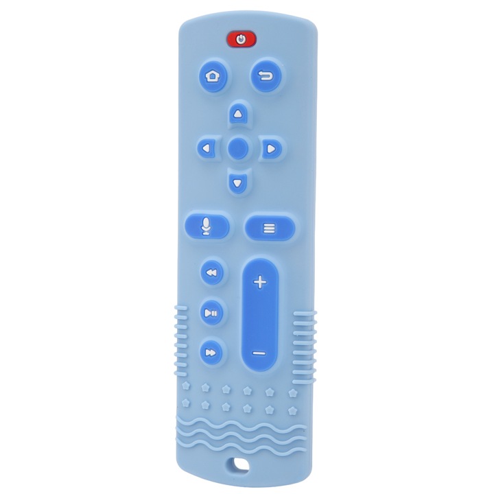 Jormftte rágóka, távirányító, érzékszervi fejlesztés, 20x20 cm, kék