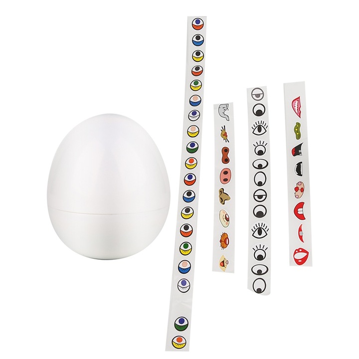 DIY csörgő játékok Személyiség Gyerekek Babák Csecsemők Harangjáték Ajándék aranyos matricákkalFehér