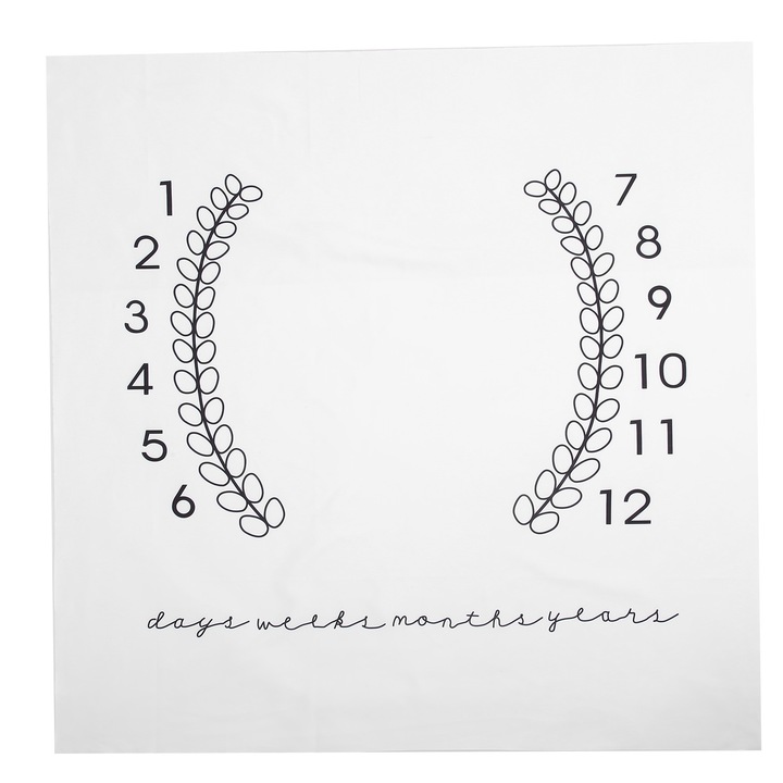 Jormftte baba fotózási háttér takaró, 100x120cm, színes minták, poliészter anyag