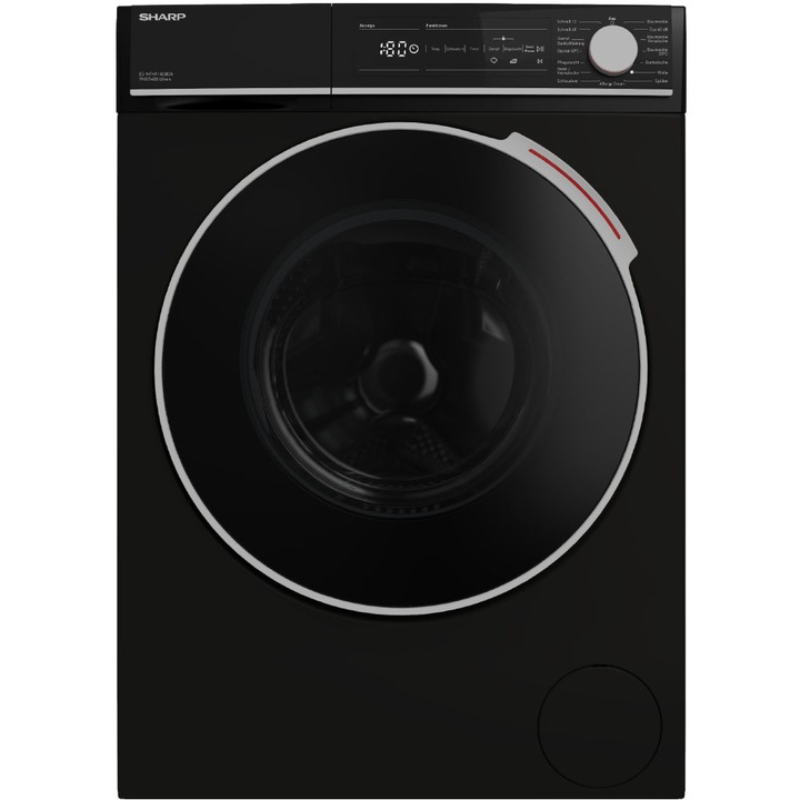 Masina de spalat rufe Sharp ESNFH714CBNADE, 7 kg, 1400 rpm