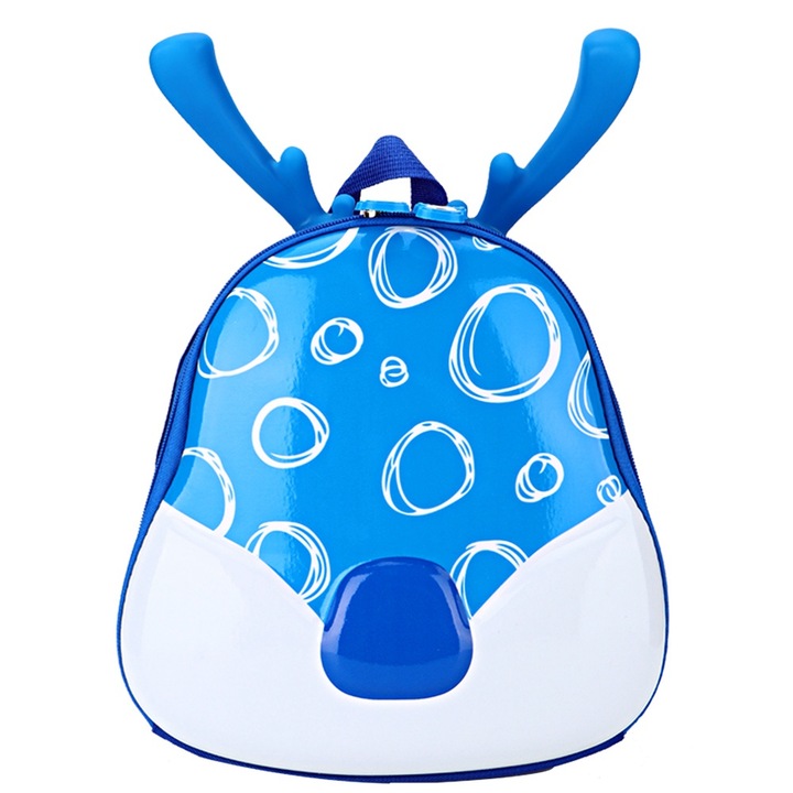 Jormftte gyerek hátizsák, rajzfilm design, nagy kapacitású, vízálló, kék