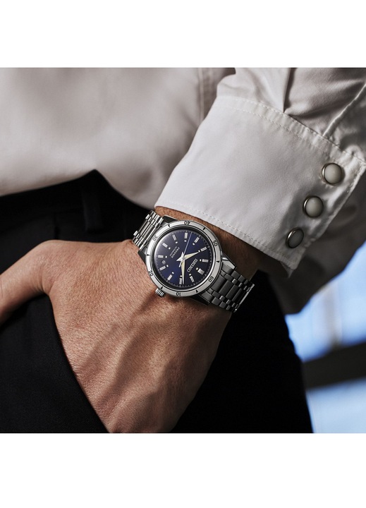 Мъжки часовник, Seiko, Presage SRPL07J1, Автоматичен, Неръждаема стомана, Сребро