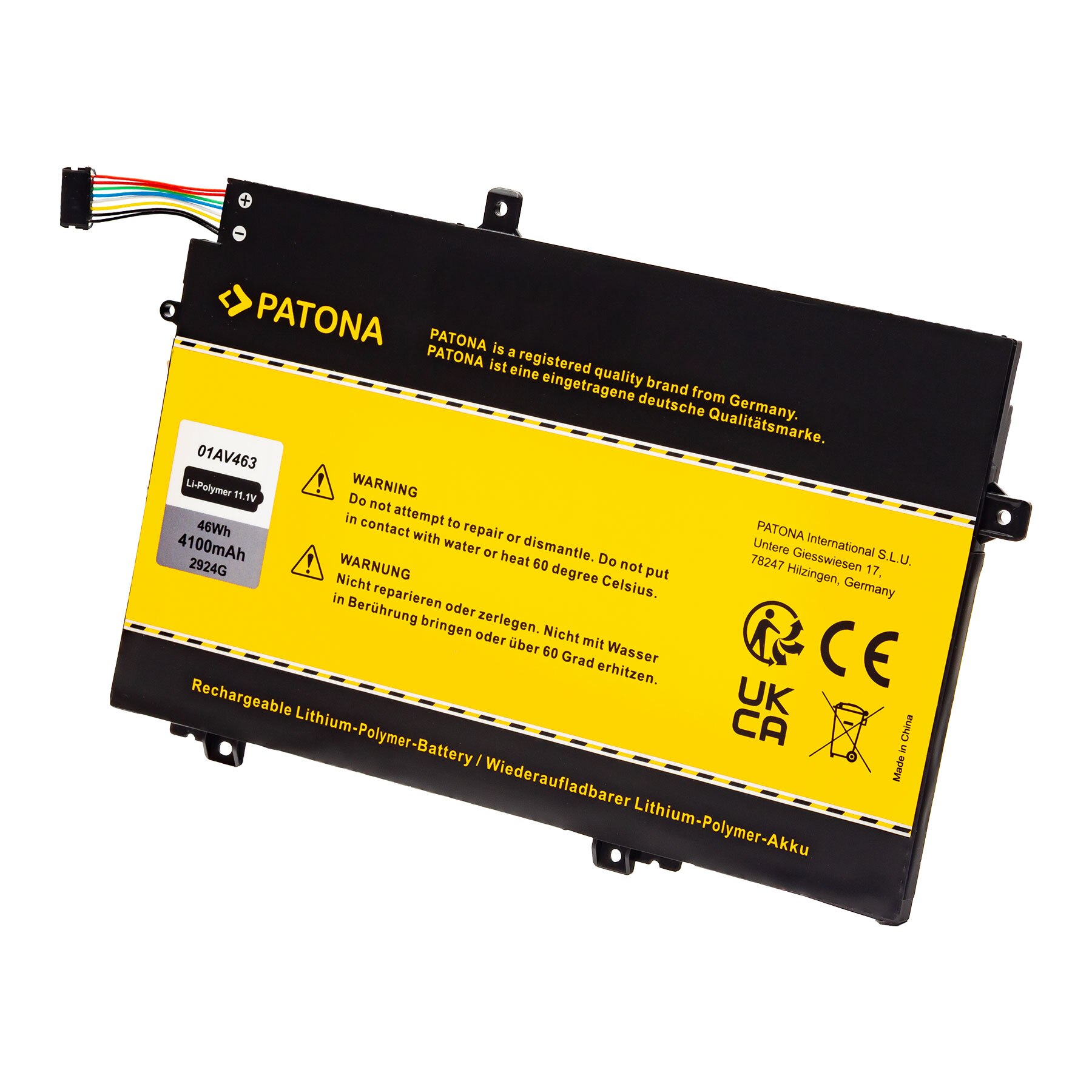 Acumulator Patona pentru Lenovo Thinkpad L480 L580 L14 Gen 1