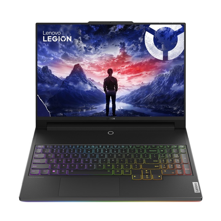 Laptop Lenovo Legion 9, 16 inch, Intel® Core™ i9 14900HX pana la 5.8 GHz, 64 GB RAM DDR5 5600, 2 TB SSD, NVIDIA® GeForce® RTX 4090 16 GB, Windows 11 Pro, Carbon Black DDR5