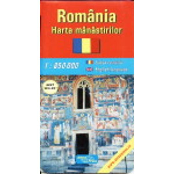 Romania - Harta Manastirilor