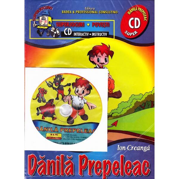 Danila Prepeleac - Superjocuri, Povesti - Cd Interactiv