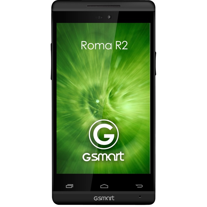 Telefon mobil Gigabyte GSmart Roma R2 Plus, Dual SIM, 8 GB, Black