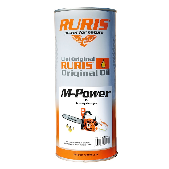 Моторно масло за верижен трион Ruris M-Power, 1 л