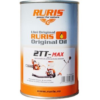 Ulei de motor Ruris 2TT, 500 ml, compatibil cu atomizor, motocoasa si drujba cu motoare in 2 timpi Ulei de motor Ruris 2TT, 500 ml, compatibil cu atomizor, motocoasa si drujba cu motoare in 2 timpi
