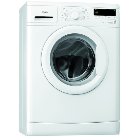 Masina de spalat rufe Slim Whirlpool AWS 71000, 6th Sense Colours, 7 Kg, 1000 RPM, Clasa A+++