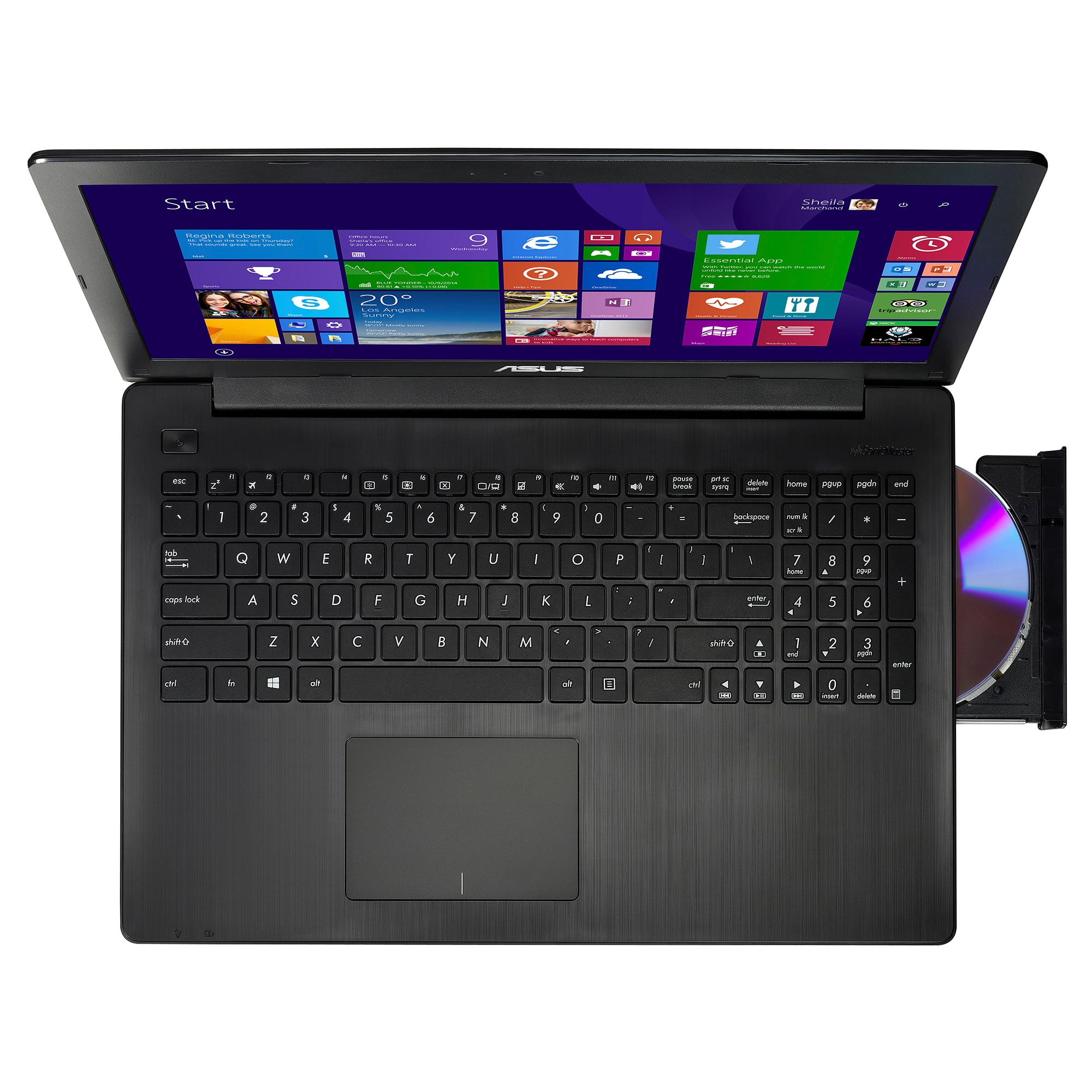 Laptop Asus X553MA-SX455B cu procesor Intel® Celeron® Dual-Core