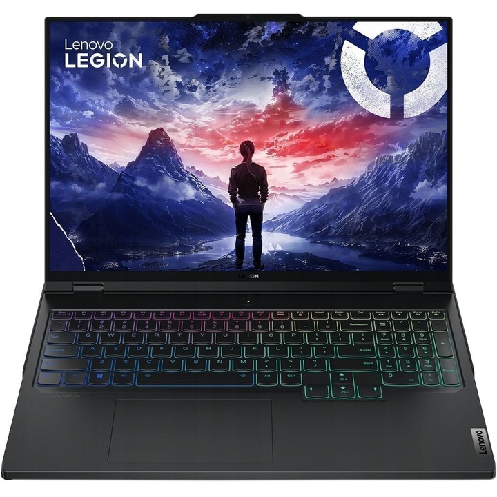 Laptop Lenovo Legion Pro 7, 16" WQXGA, Intel® Core™ i9 14900HX pana la 5.8 GHz, 32 GB RAM DDR5 5600, 1 GB SSD, NVIDIA® GeForce® RTX 4080 12 GB, Windows 11 Home, Eclipse Black DDR5