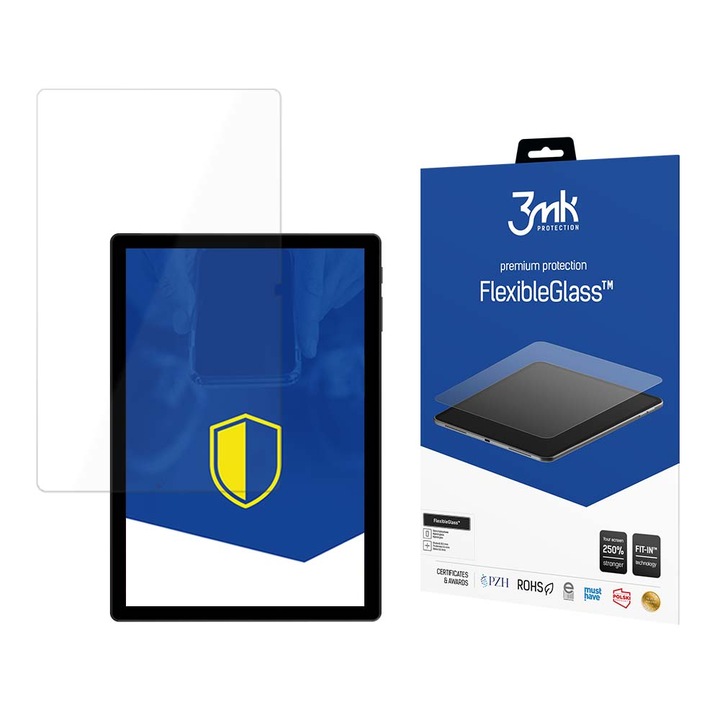 Folie protectie tableta 3MK FlexibleGlass, ultra subtire, rezistenta la zgarieturi, transparenta, 13''