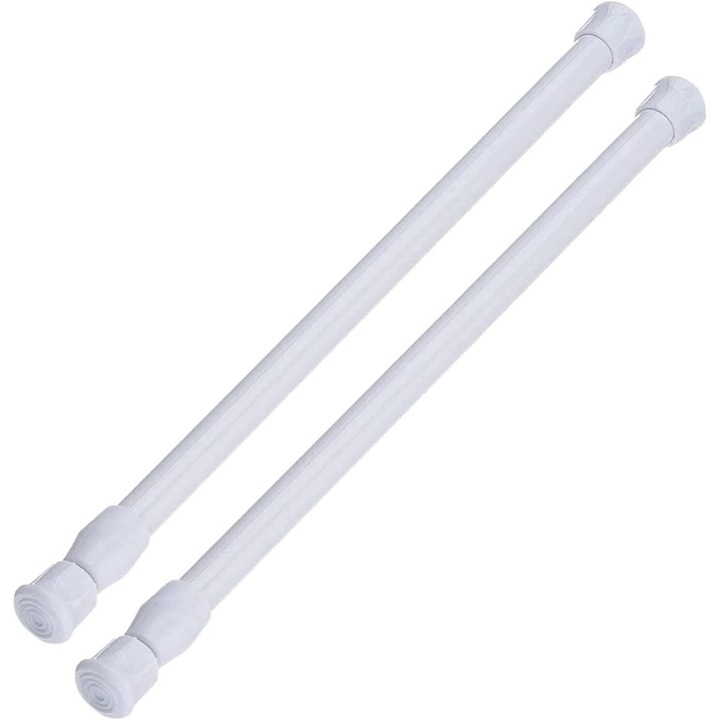 Tija perdea, Enforose, set de 2, otel, 16-28 inci, 1.3 cm diametru