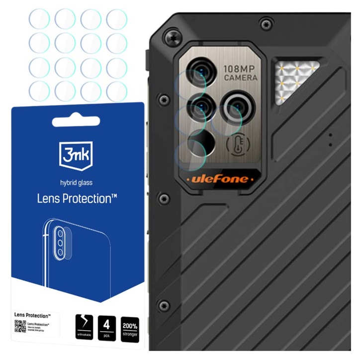 3MK защитно фолио за Ulefone Power Armor 19, висока защита, 0.16 мм, прозрачно