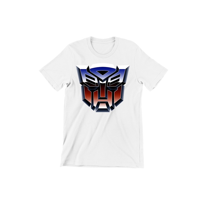 Gyermek póló, Prestige-Butique, Transformers, Optimus Prime Logo 2, fehér, Fehér