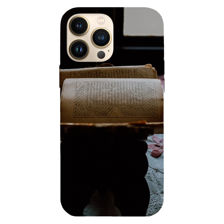 Калъф за телефон, съвместим с Apple iPhone 16 Pro, Viceversa, модел A piece of history, Silicon, TPU