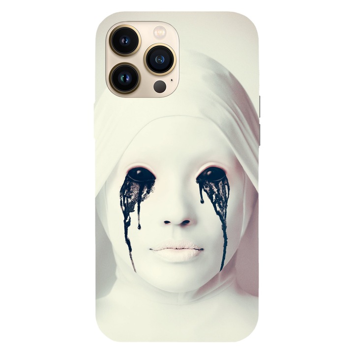 Husa telefon compatibila cu Apple iPhone 16 Plus, Viceversa, model American Horror Story Asylum, Silicon, TPU