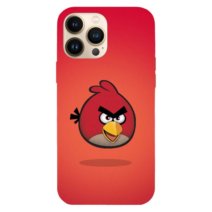 Калъф за телефон Viceversa, съвместим с Apple iPhone 16 Pro, модел Angry birds Red J. Bird, Силикон, TPU