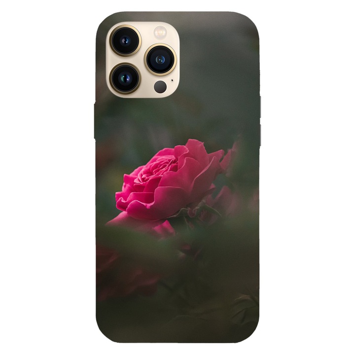 Husa telefon compatibila cu Apple iPhone 16 Plus, Viceversa, model Beatiful Rose, Silicon, TPU