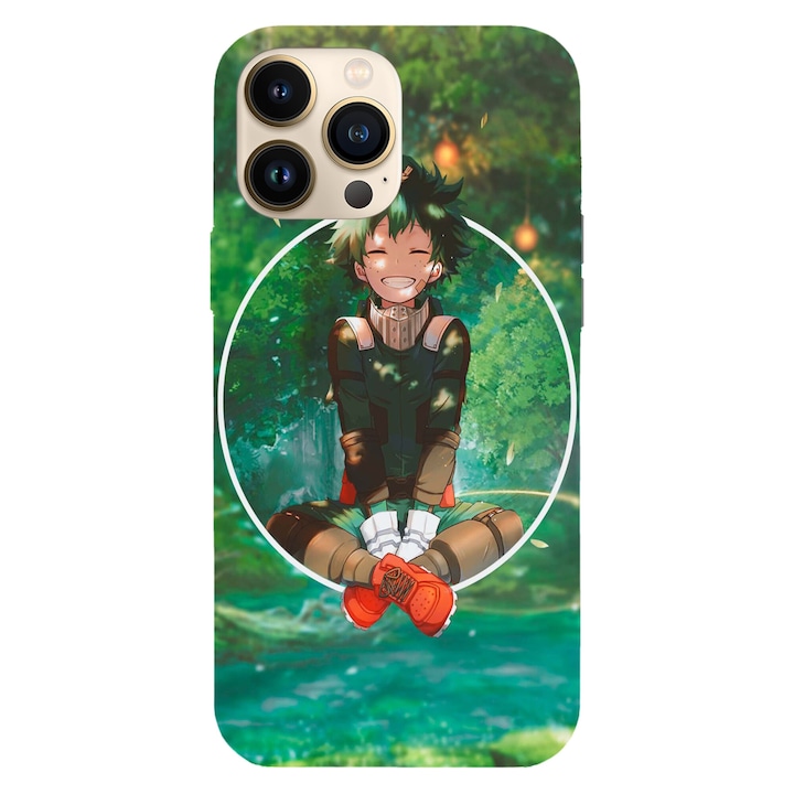 Калъф за телефон, съвместим с модел Apple iPhone 16 Pro, Viceversa, Boku no Hero Academia, силикон, TPU