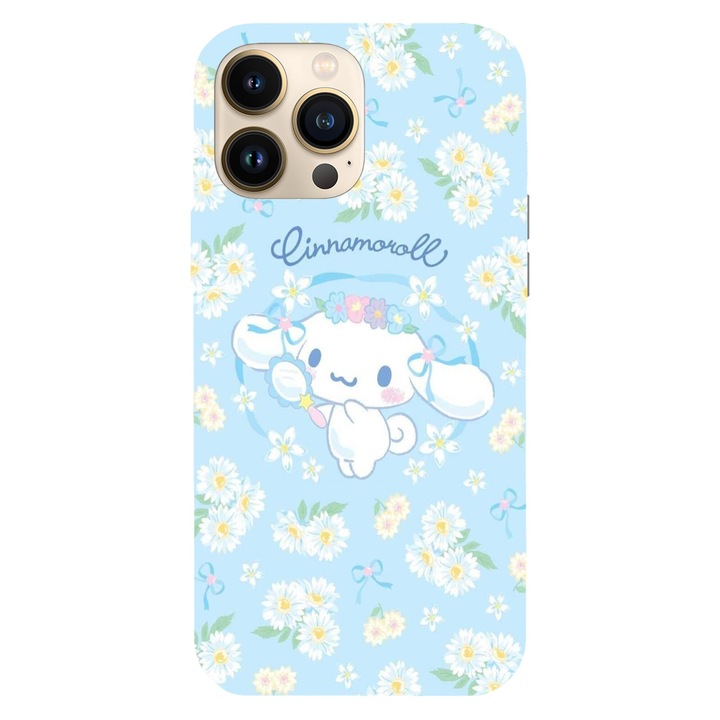 Husa telefon compatibila cu Apple iPhone 16 Pro Max, Viceversa, model Cinnamoroll mirror Hello Kitty, Silicon, TPU