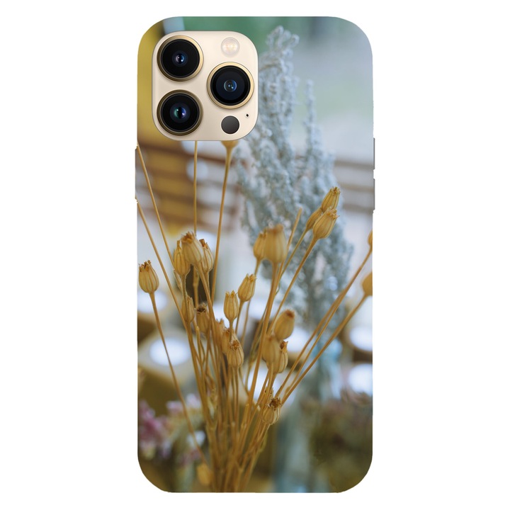 Калъф за телефон, съвместим с Apple iPhone 16 Pro, Viceversa, модел Decaying flowers, силикон, TPU