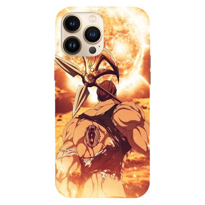 Husa telefon compatibila cu Apple iPhone 16 Pro Max, Viceversa, model Escanor Sin of pride 7 Deadly Sins, Silicon, TPU