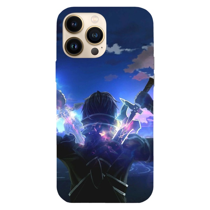 Husa telefon compatibila cu Apple iPhone 16 Pro Max, Viceversa, model Everybody can fight SOA, Silicon, TPU