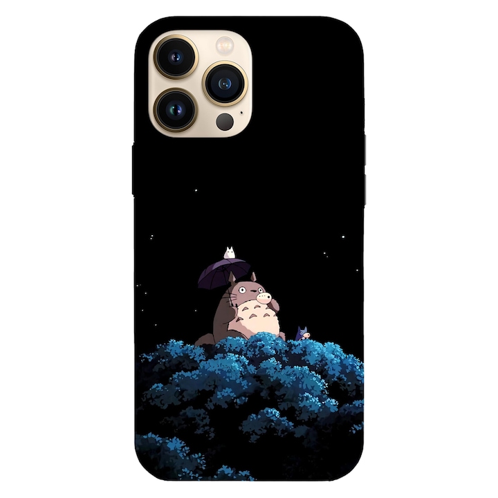 Husa telefon compatibila cu Apple iPhone 16 Plus, Viceversa, model Lovely Totoro, Silicon, TPU