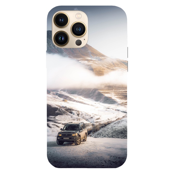 Husa telefon compatibila cu Apple iPhone 16 Plus, Viceversa, model On top of the mountain, Silicon, TPU