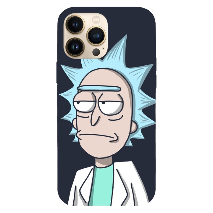 Husa telefon compatibila cu Apple iPhone 16 Plus, Viceversa, model Rick, Silicon, TPU