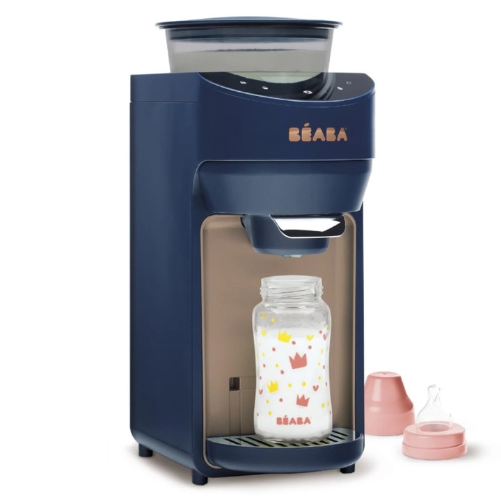 Машина за приготвяне на мляко на прах Beaba Milkeo, Синя