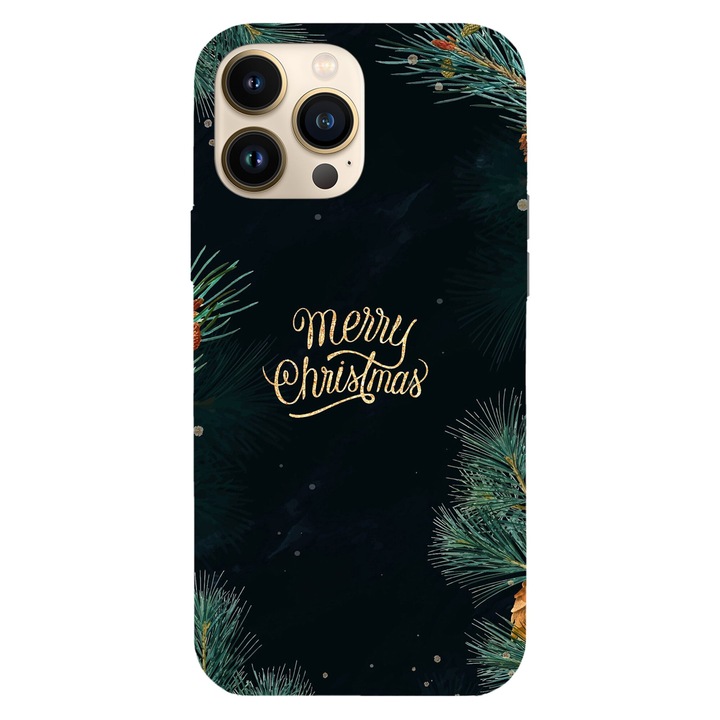 Husa telefon compatibila cu Apple iPhone 16 Pro Max, Viceversa, model Have a merry christmas, Silicon, TPU