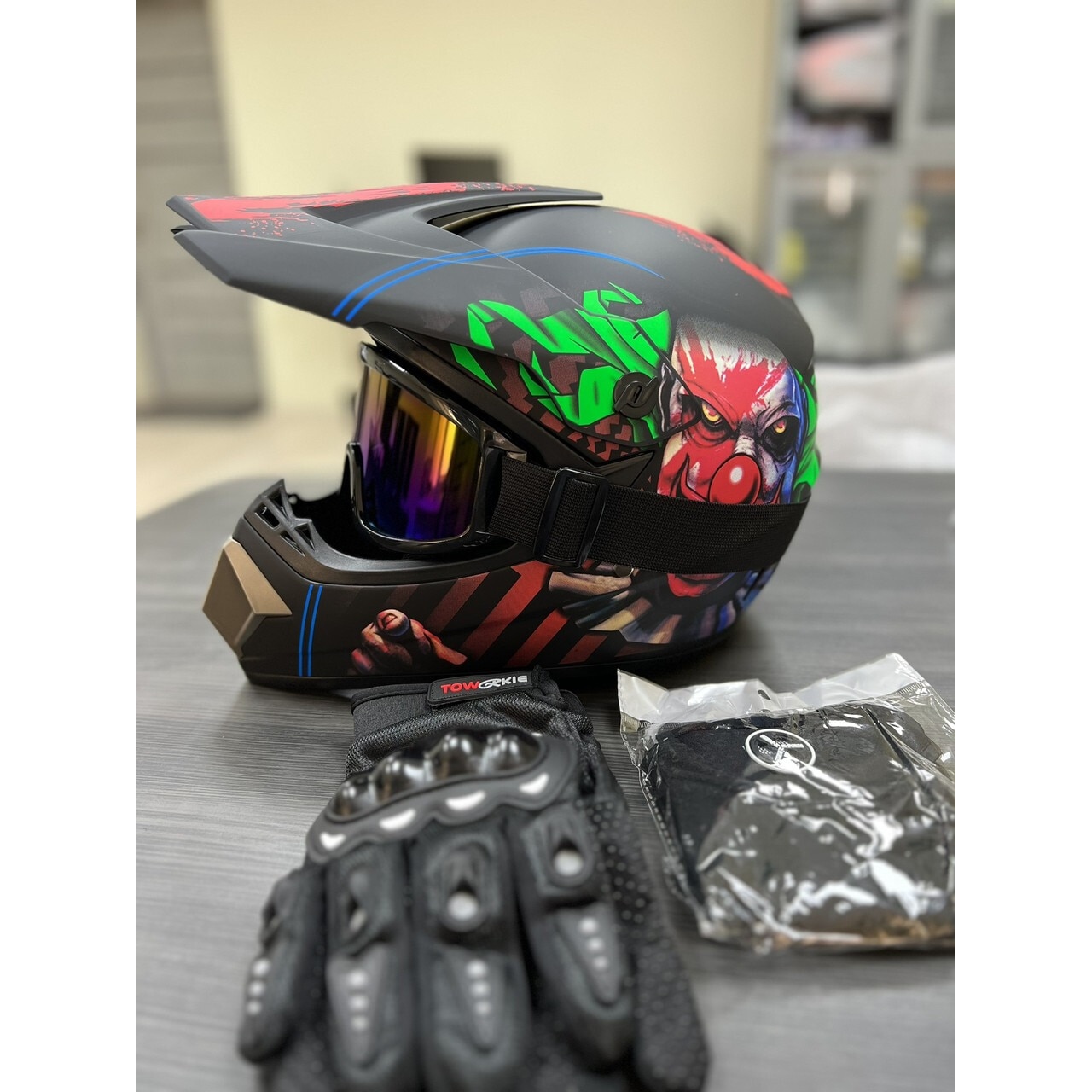 Set Casca ORZ Dot Joker 4 Componente, marime L, 58 - 59 cm