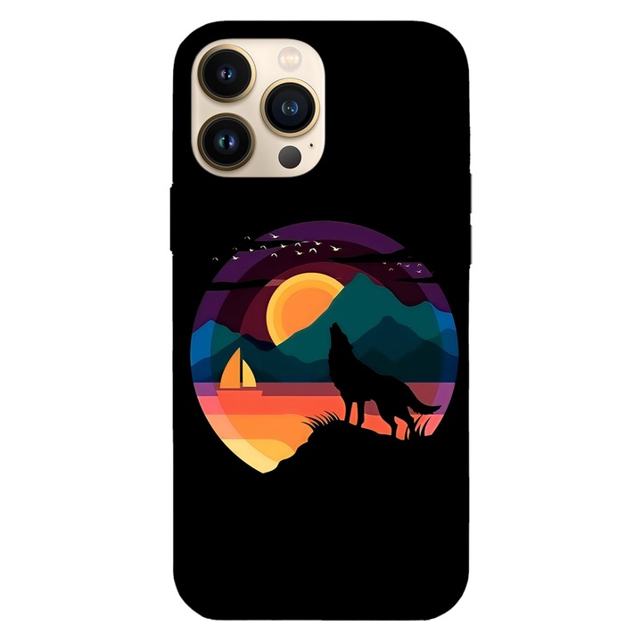 Husa telefon compatibila cu Apple iPhone 16 Plus, Viceversa, model Vivid minimalist nature, Silicon, TPU