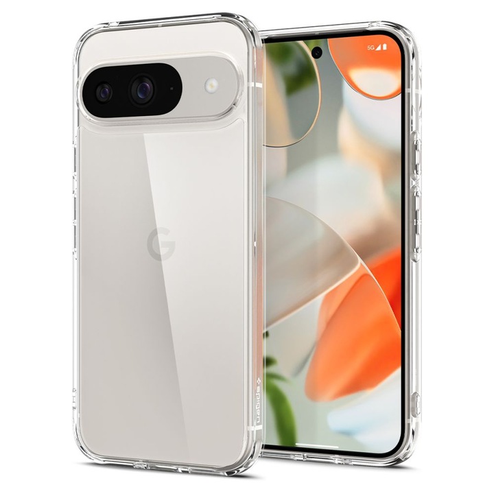 Кейс за Google Pixel 9 / 9 Pro, Spigen Ultra Hybrid, Clear