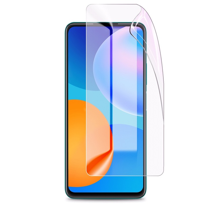 InvisiFlex филм, съвместим с Sharp Aquos R9 Pro, пълно лепило, пълно покритие, възобновяем силиконов хидрогел, SlimLine NanoShield, прозрачен