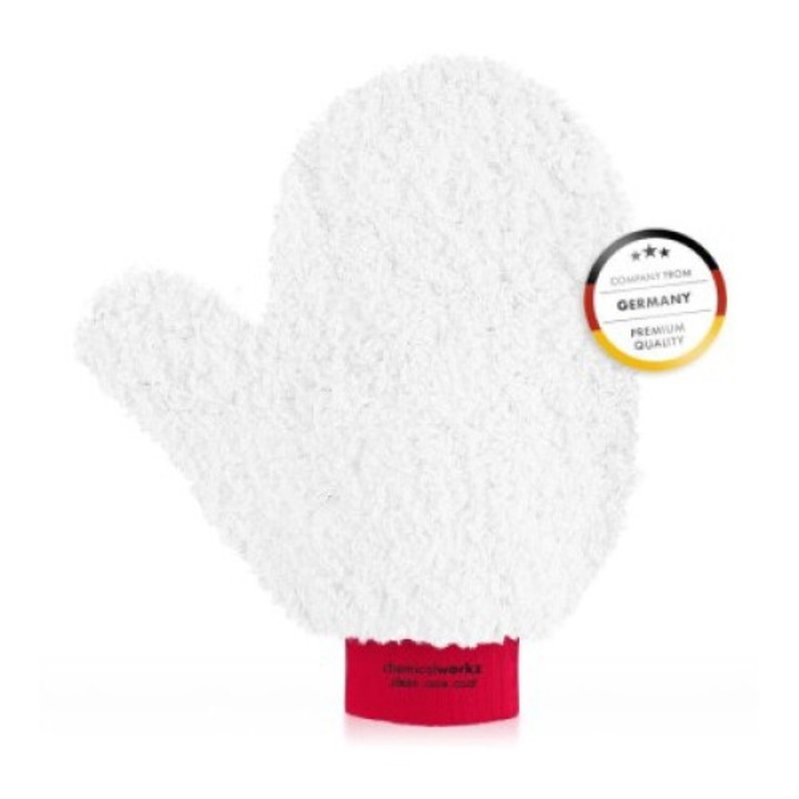 Mikroszálas autómosó kesztyű Chemicalworkz Thumb Wash Mitt Supersoft Red