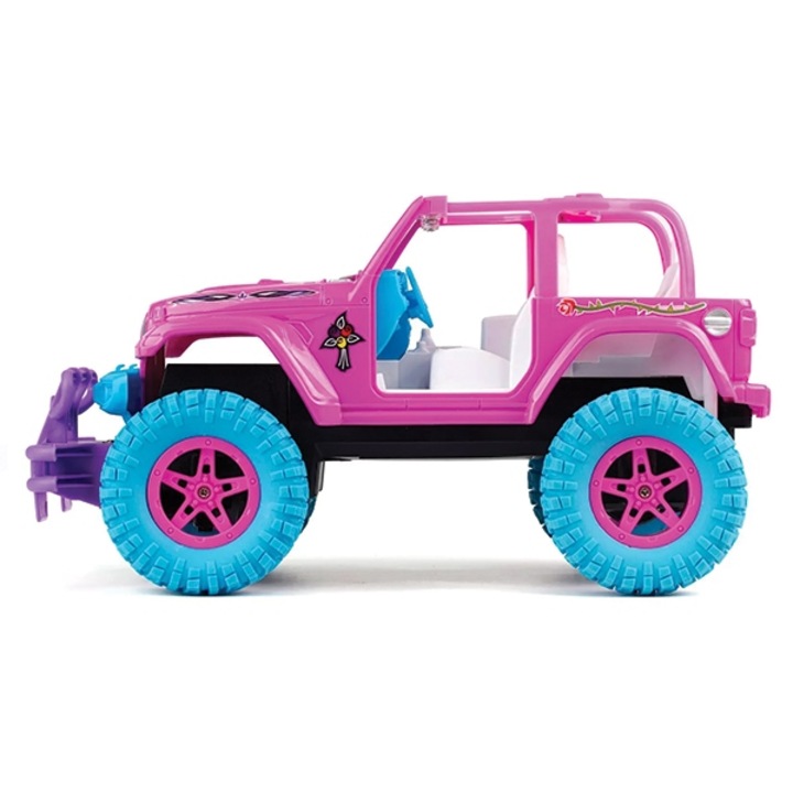 Masina de jucarie Dumel Crossroad Amazone, roti mari, multicolor, 5+ ani