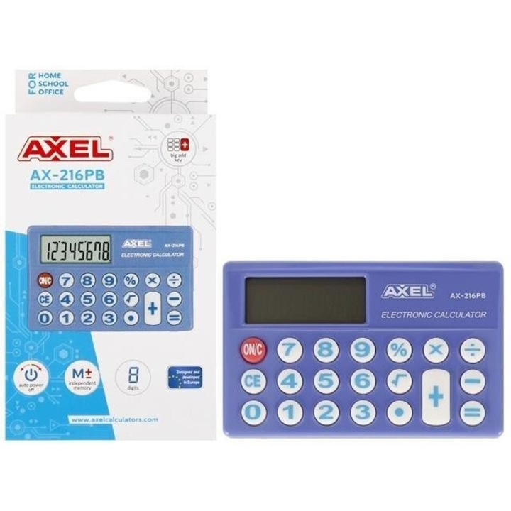Calculator de birou Axel, AX-216PB, albastru