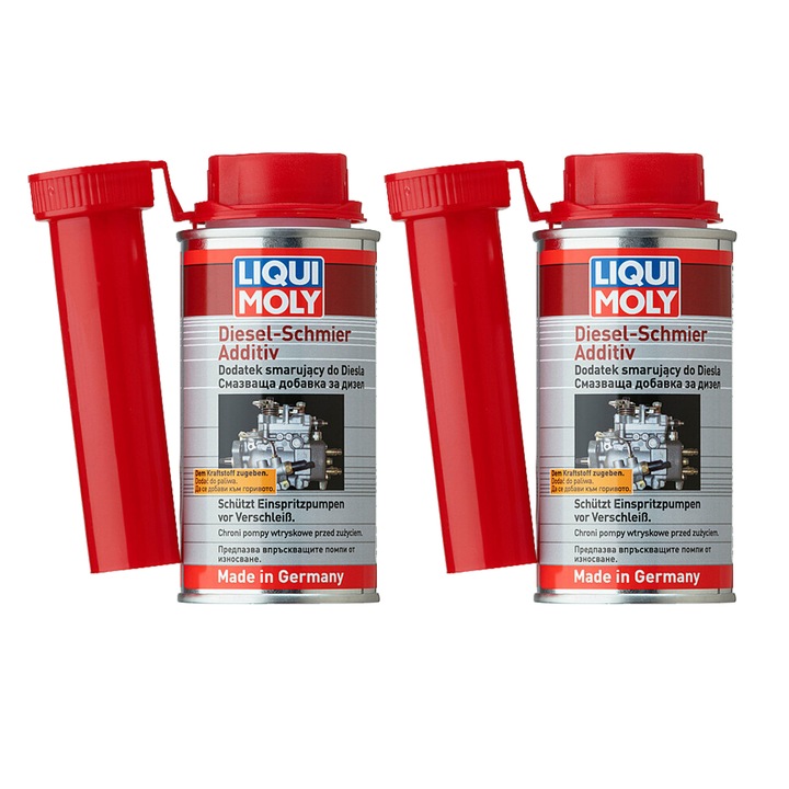 Pachet 2 x Aditiv motorina Liqui Moly ungere/ lubrifiere ”Diesel Schmier” 150 ml