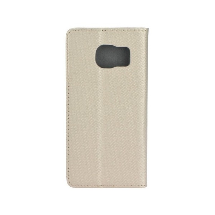 Husa telefon, Google Pixel 8, aurie, material TPU si piele sintetica, cu suport pentru vizionare orizontala, compartiment pentru carduri
