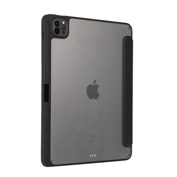 Husa tableta Smart Stand, TPU, negru, pentru iPad 13 Pro (2024)