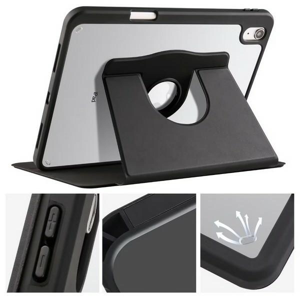 Etui Stand Beline pentru iPad 13 Pro (2024), negru, material TPU, functie de suport