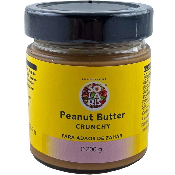 Crema Peanut butter crunchy 200g Solaris